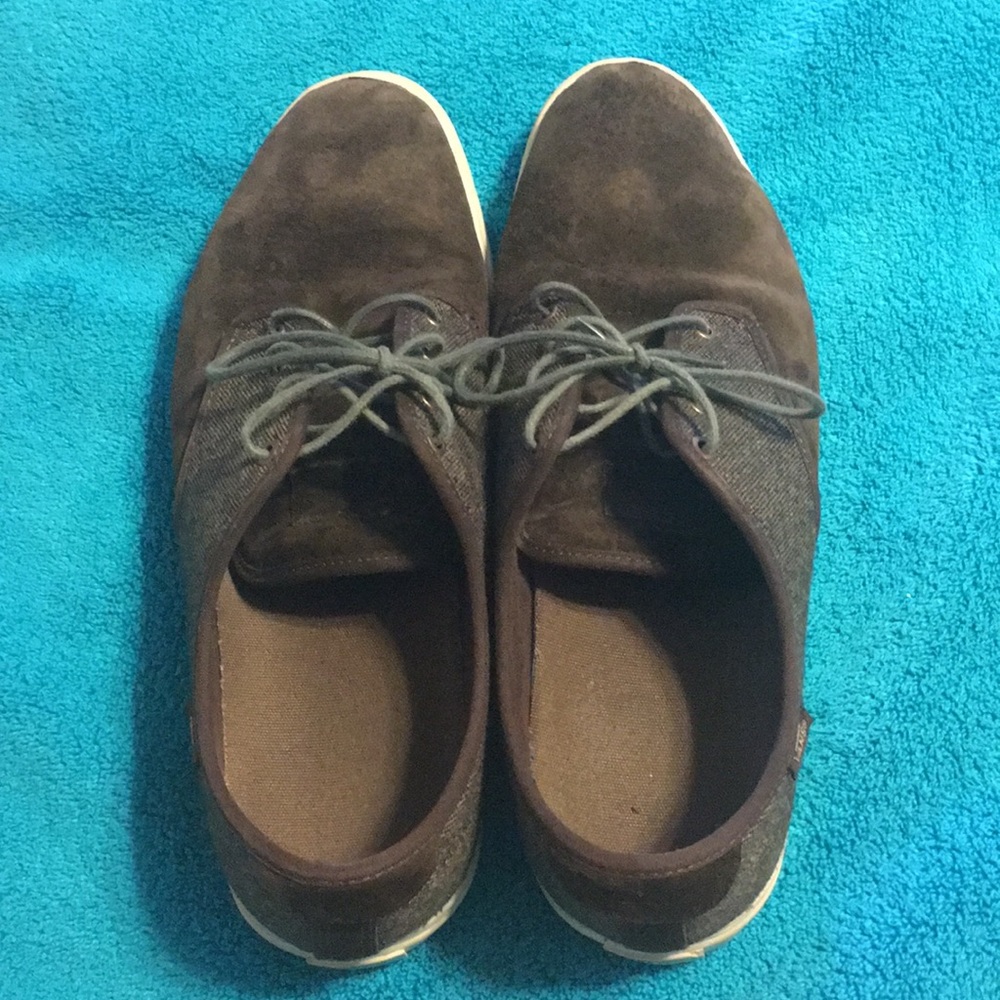 Vans suede and canvas dress shoes 13